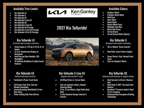 New 2027 Kia Telluride SX X-Line AWD/4WD image 28