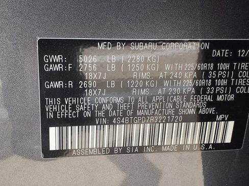 Certified 2024 Subaru Outback Touring XT AWD/4WD image 9
