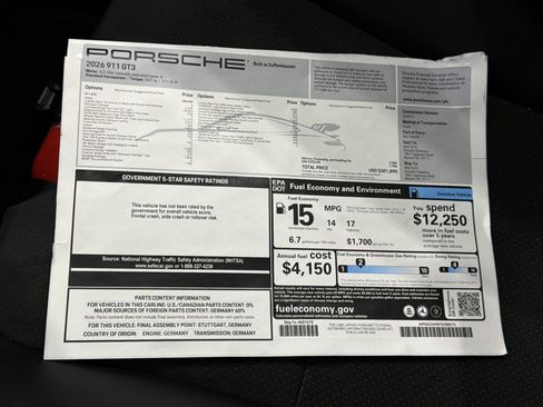 New 2026 Porsche 911 GT3 image 62