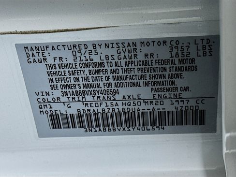 Used 2025 Nissan Sentra S image 12