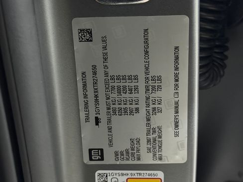 Certified 2026 Cadillac Escalade V w/ LPO, Onyx Lite Package AWD/4WD image 46