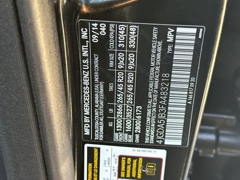 Used 2015 Mercedes-Benz ML 350 2WD image 31