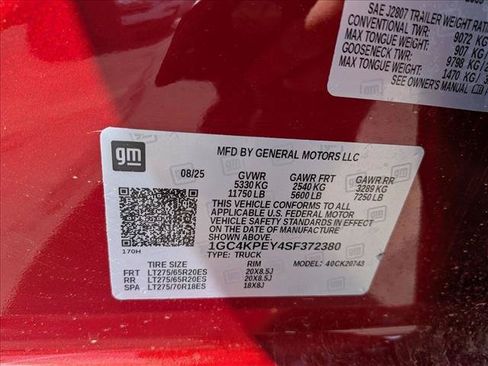 Used 2025 Chevrolet Silverado 2500 LTZ w/ LTZ Plus Package AWD/4WD image 15