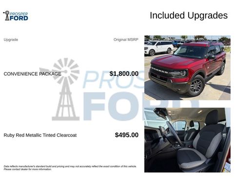 New 2026 Ford Bronco Sport Big Bend w/ Convenience Package AWD/4WD image 38