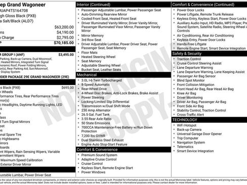 New 2026 Jeep Grand Wagoneer 2WD w/ Premium Group I image 21