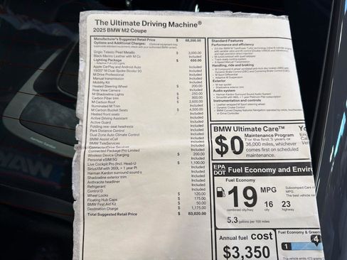 Used 2025 BMW M2 w/ Lighting Package RWD image 26