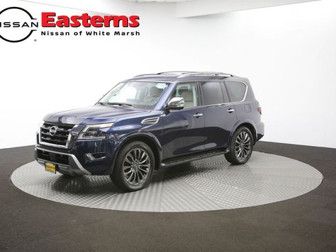 Used 2023 Nissan Armada Platinum w/ Captain's Chairs Package AWD/4WD image 59