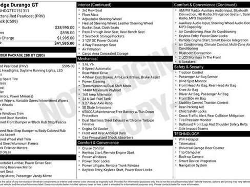 New 2026 Dodge Durango GT image 28