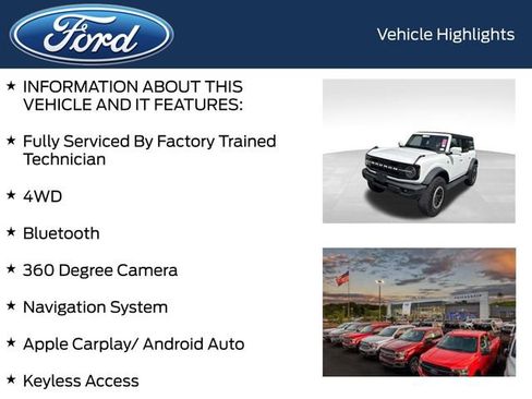 Used 2021 Ford Bronco Outer Banks w/ Sasquatch Package AWD/4WD image 4