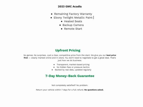 Used 2023 GMC Acadia SLE w/ Driver Convenience Package image 31