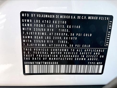 New 2026 Volkswagen Tiguan SE FWD image 19