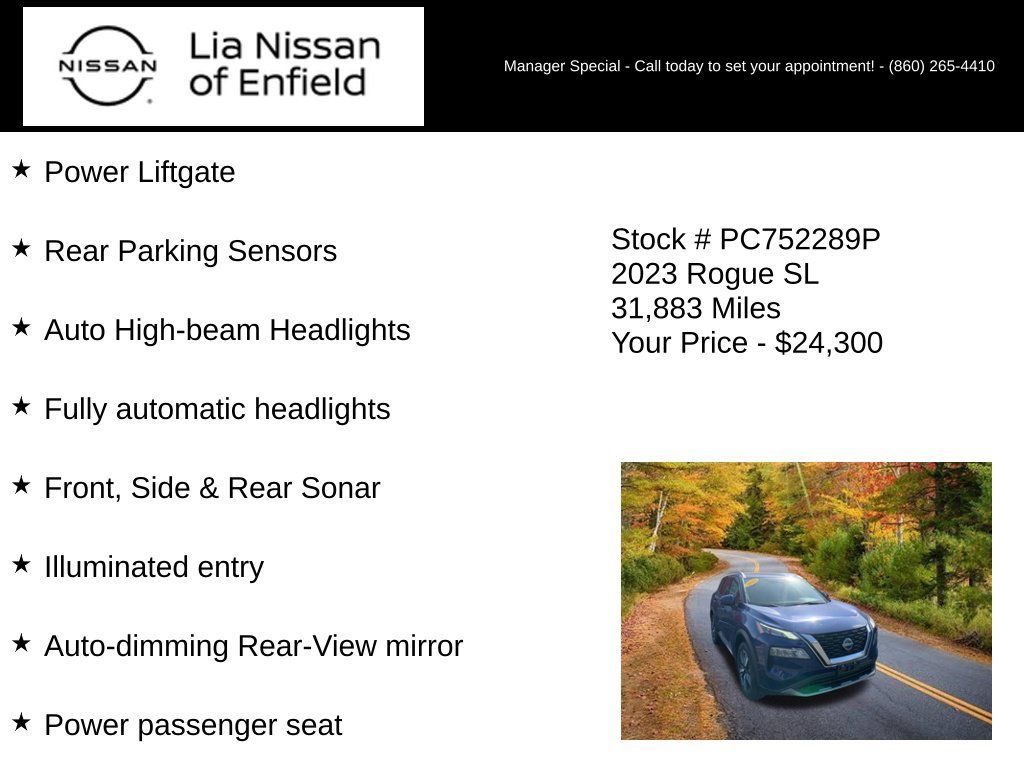 Used 2023 Nissan Rogue SL w/ SL Premium Package AWD/4WD image 25