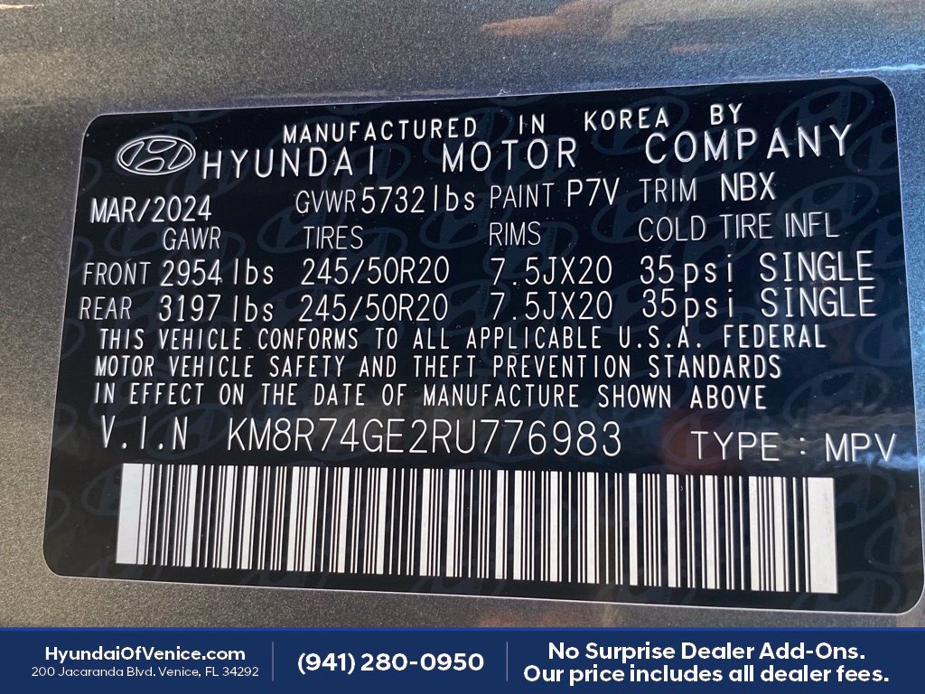 Certified 2024 Hyundai Palisade Calligraphy FWD image 27