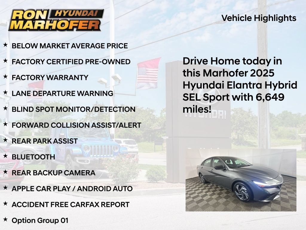 Used 2025 Hyundai Elantra SEL FWD image 15