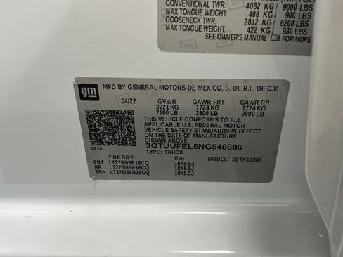 Used 2022 GMC Sierra 1500 AT4X image 48