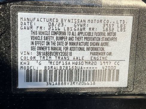 Used 2024 Nissan Sentra S FWD image 27