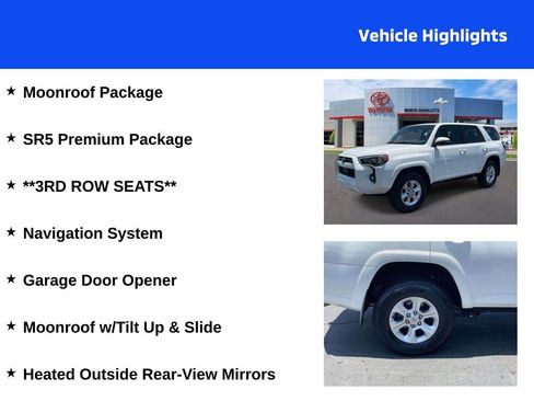 Used 2023 Toyota 4Runner SR5 Premium w/ Moonroof Package AWD/4WD image 4