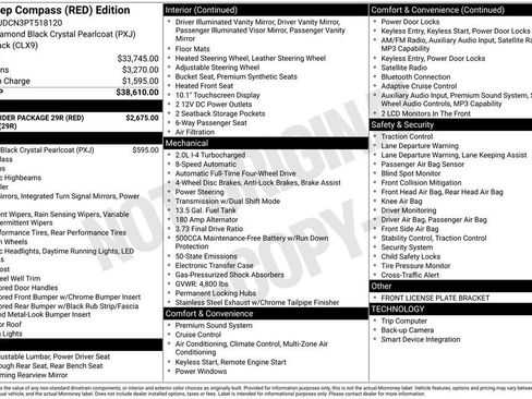 Certified 2023 Jeep Compass Limited AWD/4WD image 43