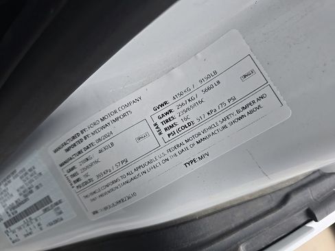 Used 2024 Ford Transit 250 148 High Roof Extended AWD w/ Load Area Protection Package image 12