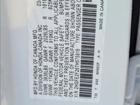 New 2026 Honda Civic LX image 16