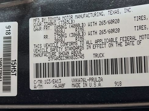 Used 2024 Toyota Tundra Limited AWD/4WD image 25