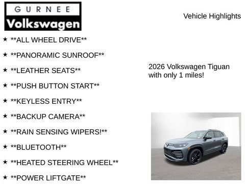 New 2026 Volkswagen Tiguan SE R-Line AWD/4WD image 7