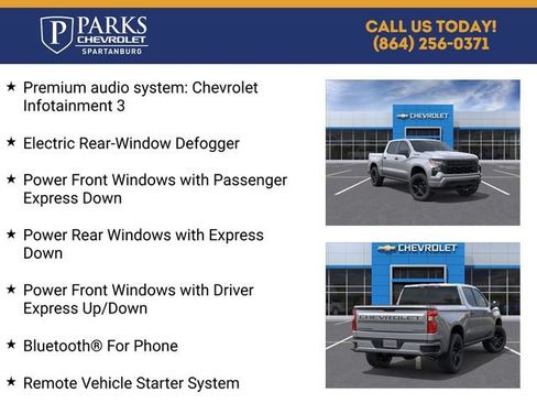 New 2026 Chevrolet Silverado 1500 Custom w/ LPO, Dark Essentials Package AWD/4WD image 5