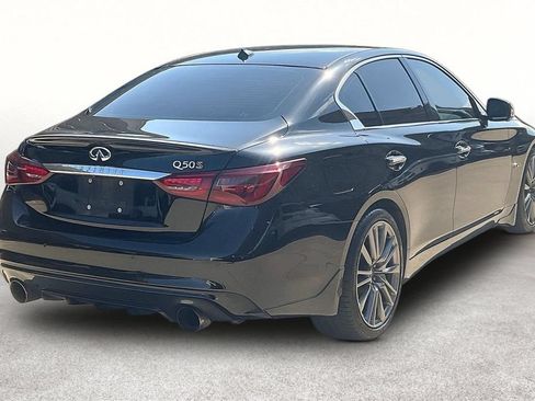 Used 2020 INFINITI Q50 Red Sport 400 w/ Carbon Fiber Package RWD image 2