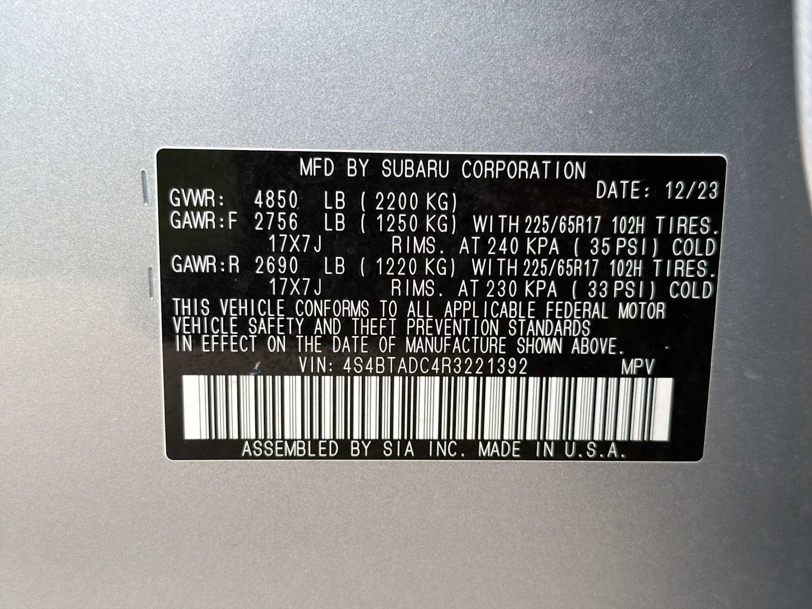 Used 2024 Subaru Outback Premium AWD/4WD image 29