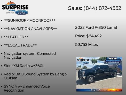 Used 2022 Ford F350 Lariat w/ Lariat Ultimate Package AWD/4WD image 25