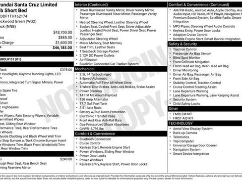 New 2026 Hyundai Santa Cruz Limited AWD/4WD image 4