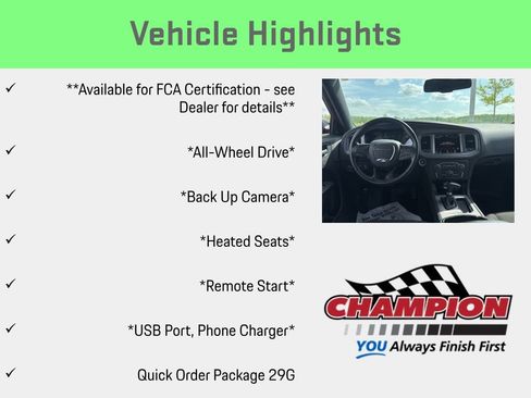 Used 2023 Dodge Charger SXT w/ Blacktop Package AWD/4WD image 6