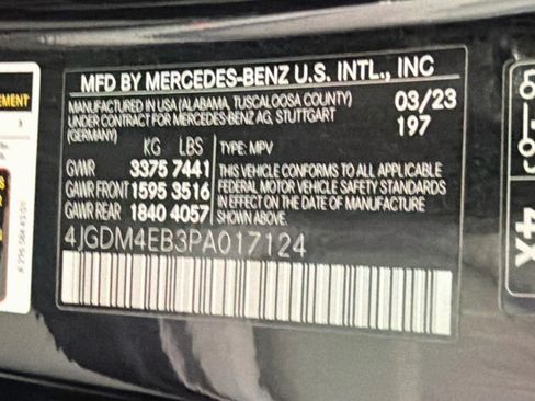 Certified 2023 Mercedes-Benz EQS 580 4MATIC SUV image 25