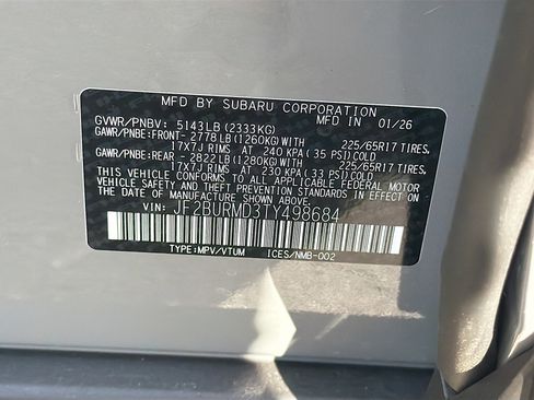 New 2026 Subaru Outback Wilderness image 43