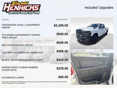 Used 2025 RAM 2500 Tradesman AWD/4WD image 8