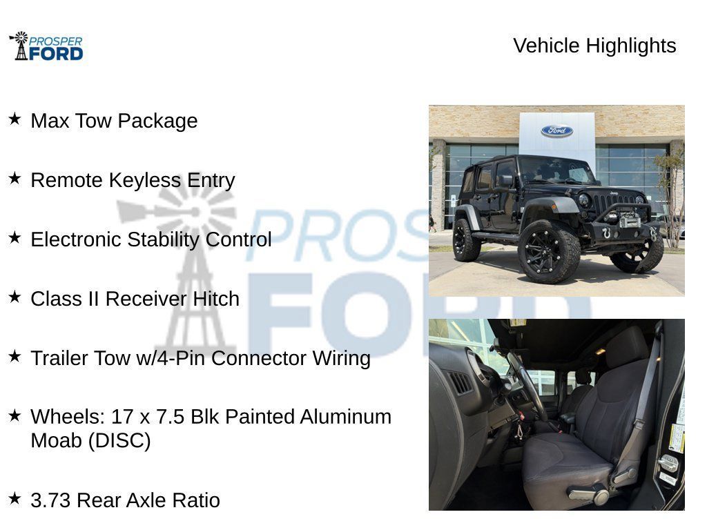 Used 2014 Jeep Wrangler Unlimited Sport w/ Quick Order Package 23S AWD/4WD image 5
