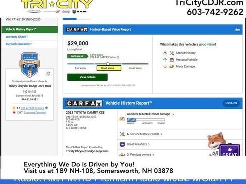 Used 2022 Toyota Camry XSE image 4