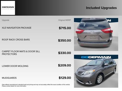 Used 2017 Toyota Sienna XLE w/ XLE Navigation Package image 22