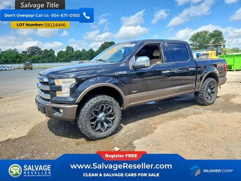 Used 2015 Ford F150 Lariat AWD/4WD image 1