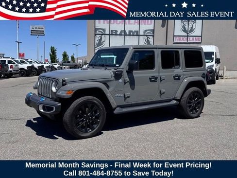 Used 2023 Jeep Wrangler Unlimited Sahara w/ Cold Weather Group AWD/4WD image 1