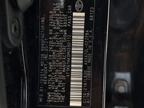 Used 2021 Toyota Camry XSE image 8