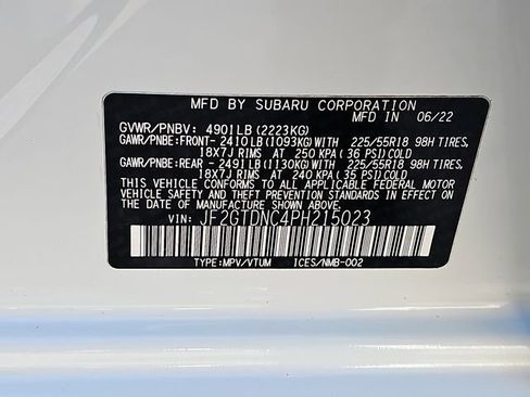 Used 2023 Subaru Crosstrek Hybrid w/ Moonroof Package w/Navigation image 30