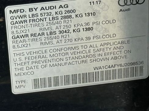 Used 2018 Audi SQ5 Prestige image 42