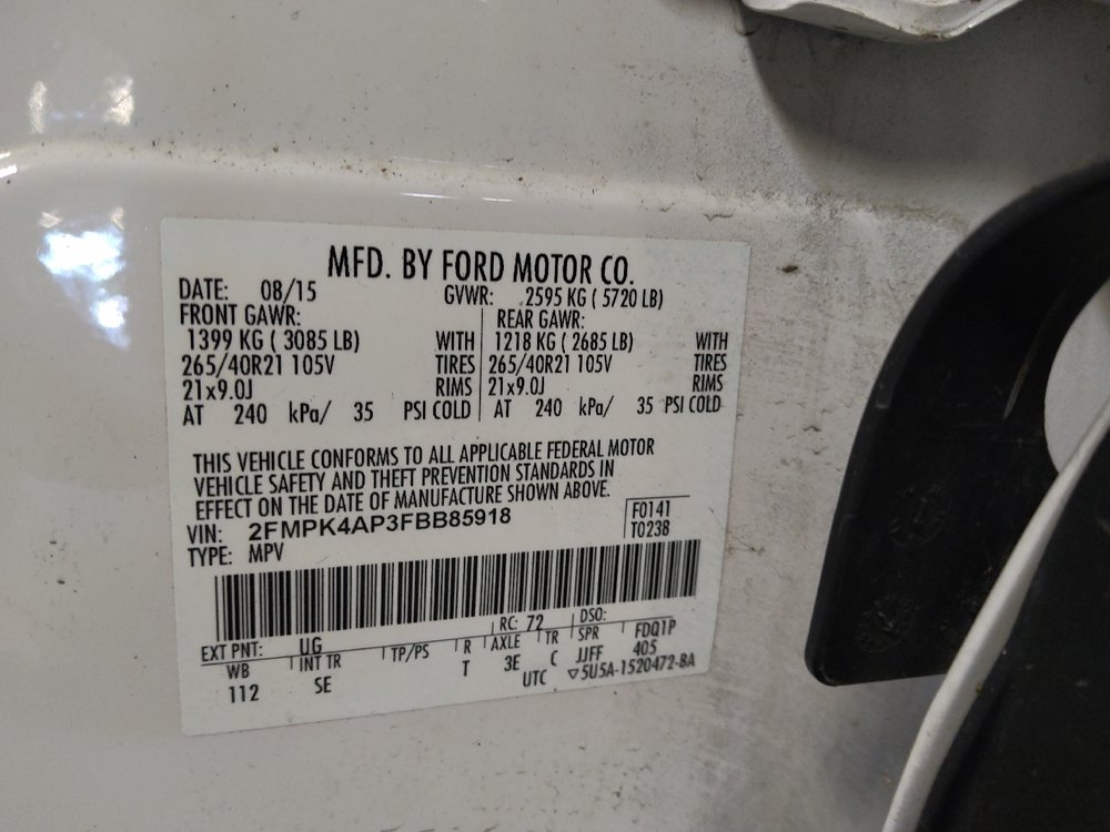 Used 2015 Ford Edge Sport w/ Equipment Group 401A AWD/4WD image 33