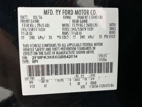 Used 2016 Ford Edge Titanium FWD image 51