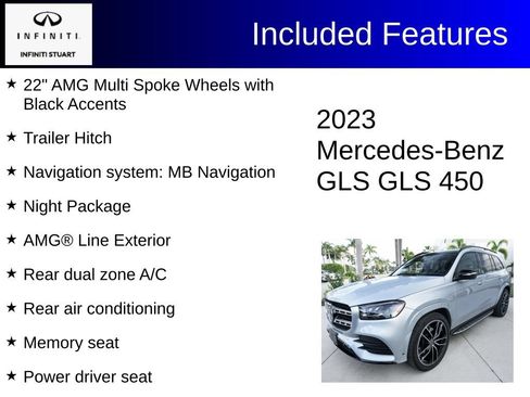 Used 2023 Mercedes-Benz GLS 450 4MATIC image 3