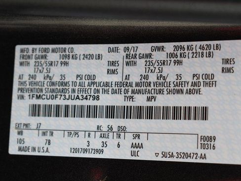 Used 2018 Ford Escape S image 33