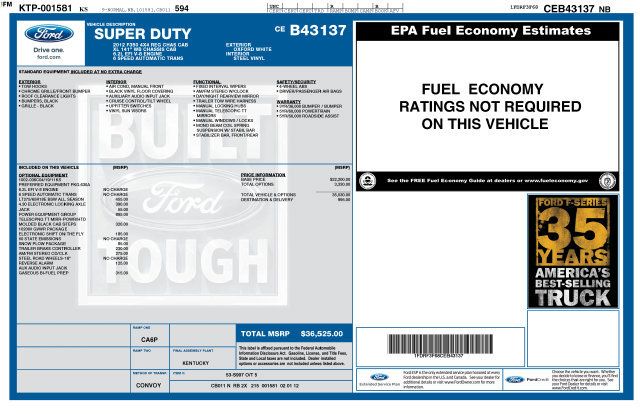 Used 2012 Ford F350 XL w/ PWR Equipment Group AWD/4WD image 38