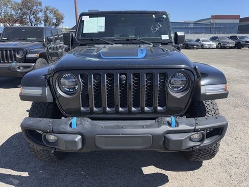 Used 2022 Jeep Wrangler Unlimited Rubicon 4xe w/ Steel Bumper Group AWD/4WD image 2