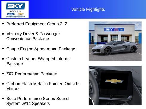 New 2025 Chevrolet Corvette Z06 w/ Z07 Performance Package image 12